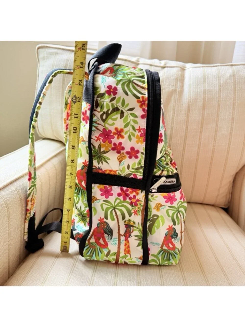 LeSportsac Backpack Sweet Wahine Hawaii Exclusive Limited Edition Hula Girl